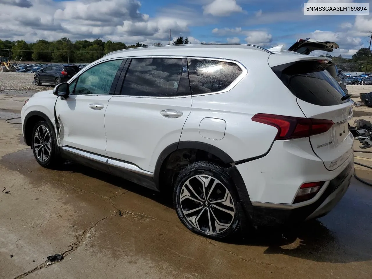 2020 Hyundai Santa Fe Sel VIN: 5NMS3CAA3LH169894 Lot: 72062864