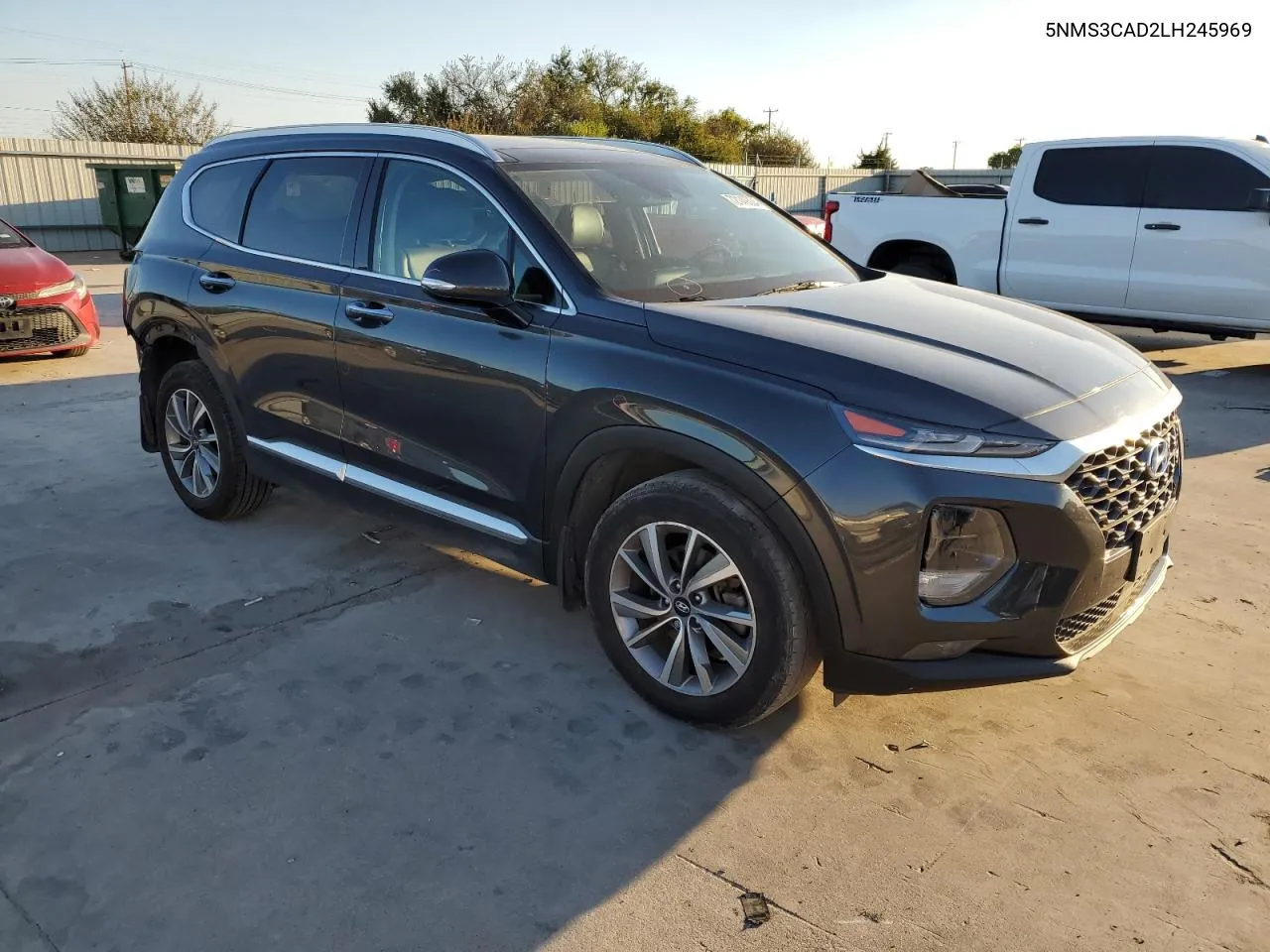 2020 Hyundai Santa Fe Sel VIN: 5NMS3CAD2LH245969 Lot: 72149324