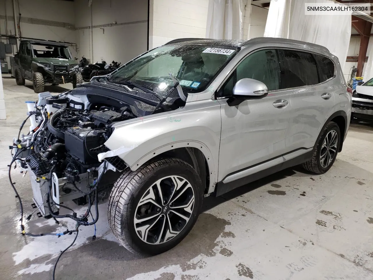 2020 Hyundai Santa Fe Sel VIN: 5NMS3CAA9LH162304 Lot: 72156734