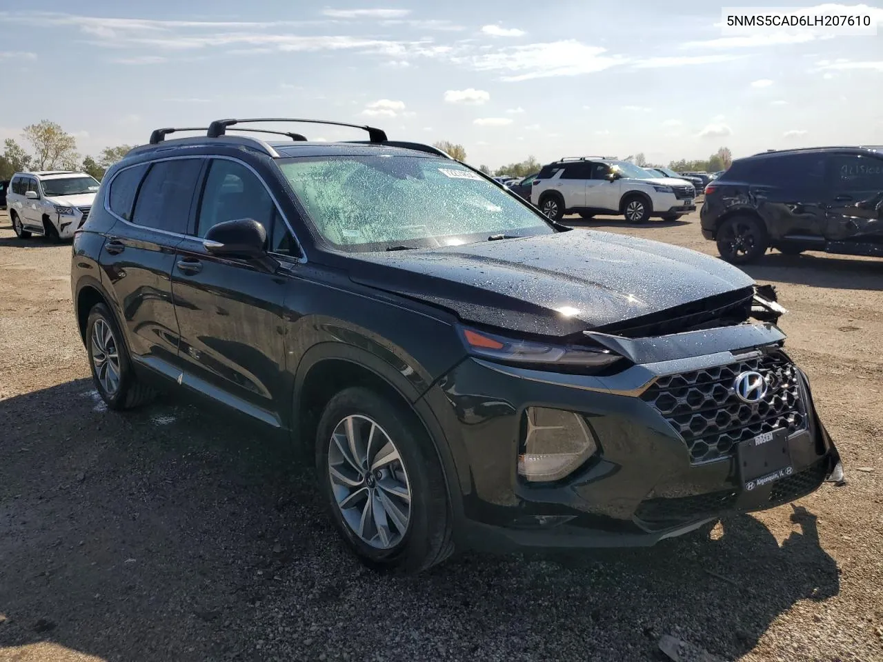 2020 Hyundai Santa Fe Limited VIN: 5NMS5CAD6LH207610 Lot: 72274854