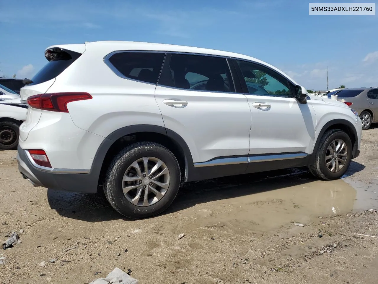 2020 Hyundai Santa Fe Sel VIN: 5NMS33ADXLH221760 Lot: 72428184