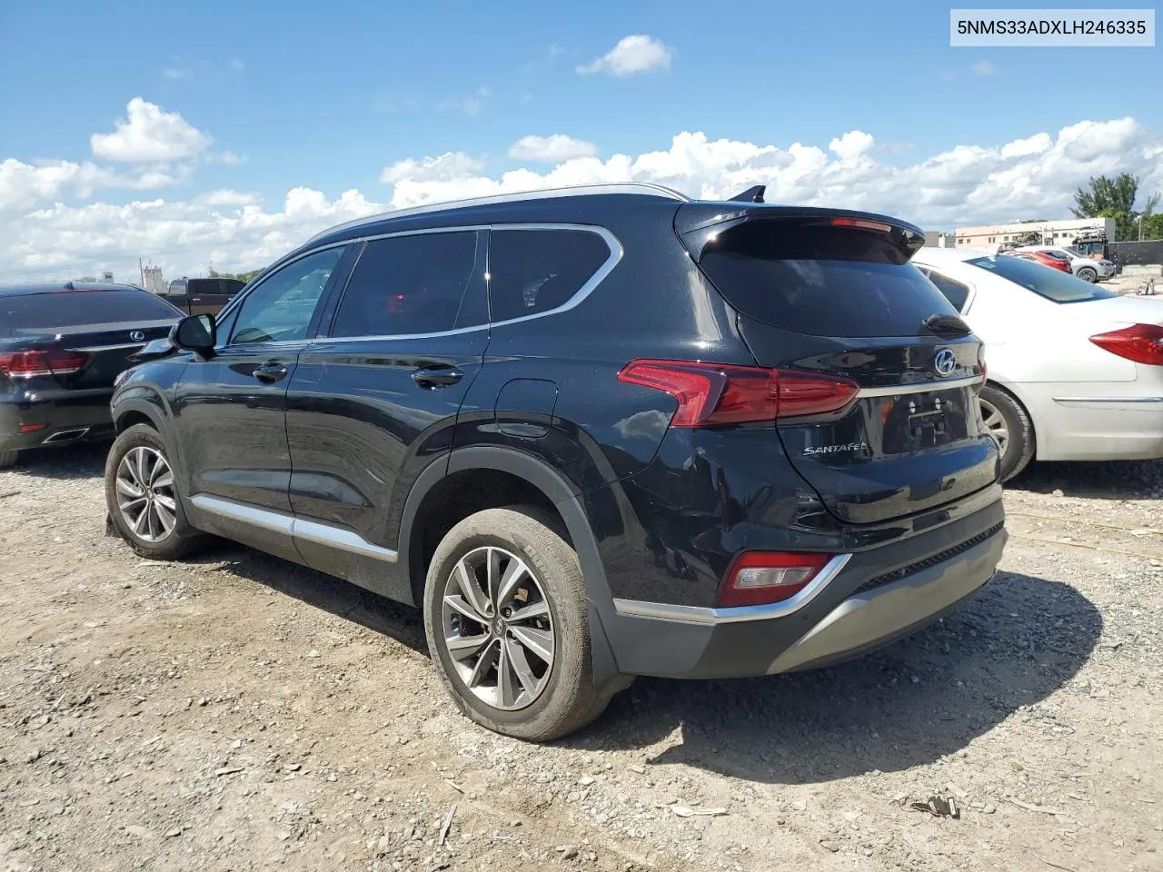 5NMS33ADXLH246335 2020 Hyundai Santa Fe Sel