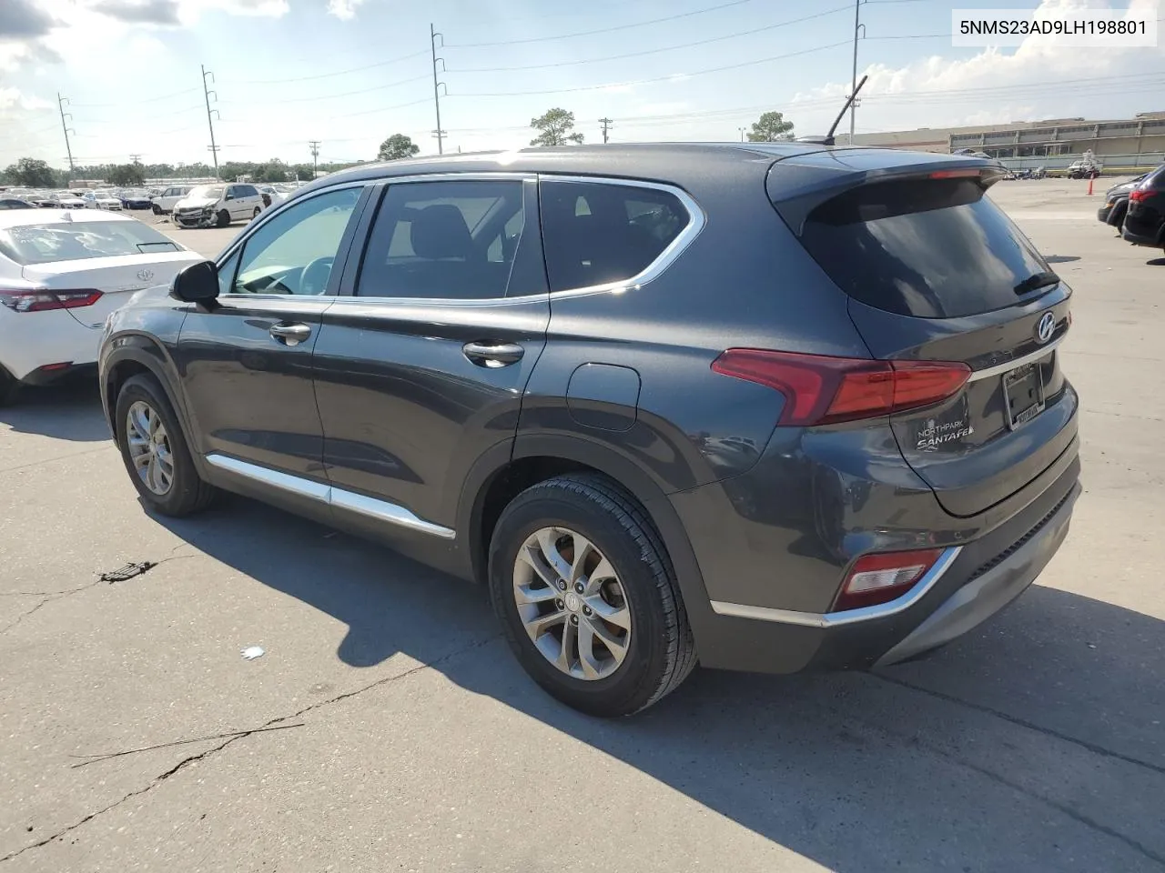 2020 Hyundai Santa Fe Se VIN: 5NMS23AD9LH198801 Lot: 72754044