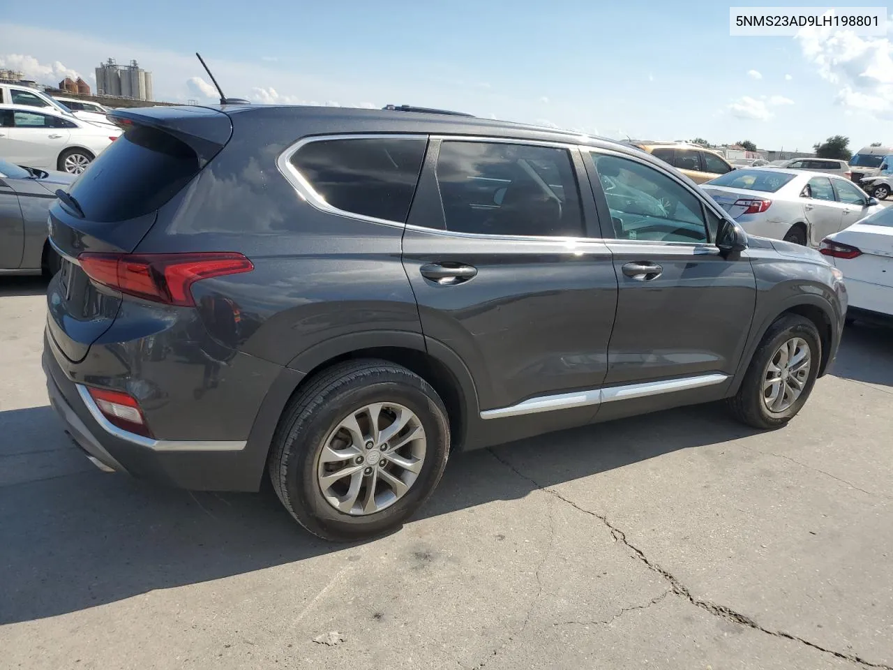 2020 Hyundai Santa Fe Se VIN: 5NMS23AD9LH198801 Lot: 72754044