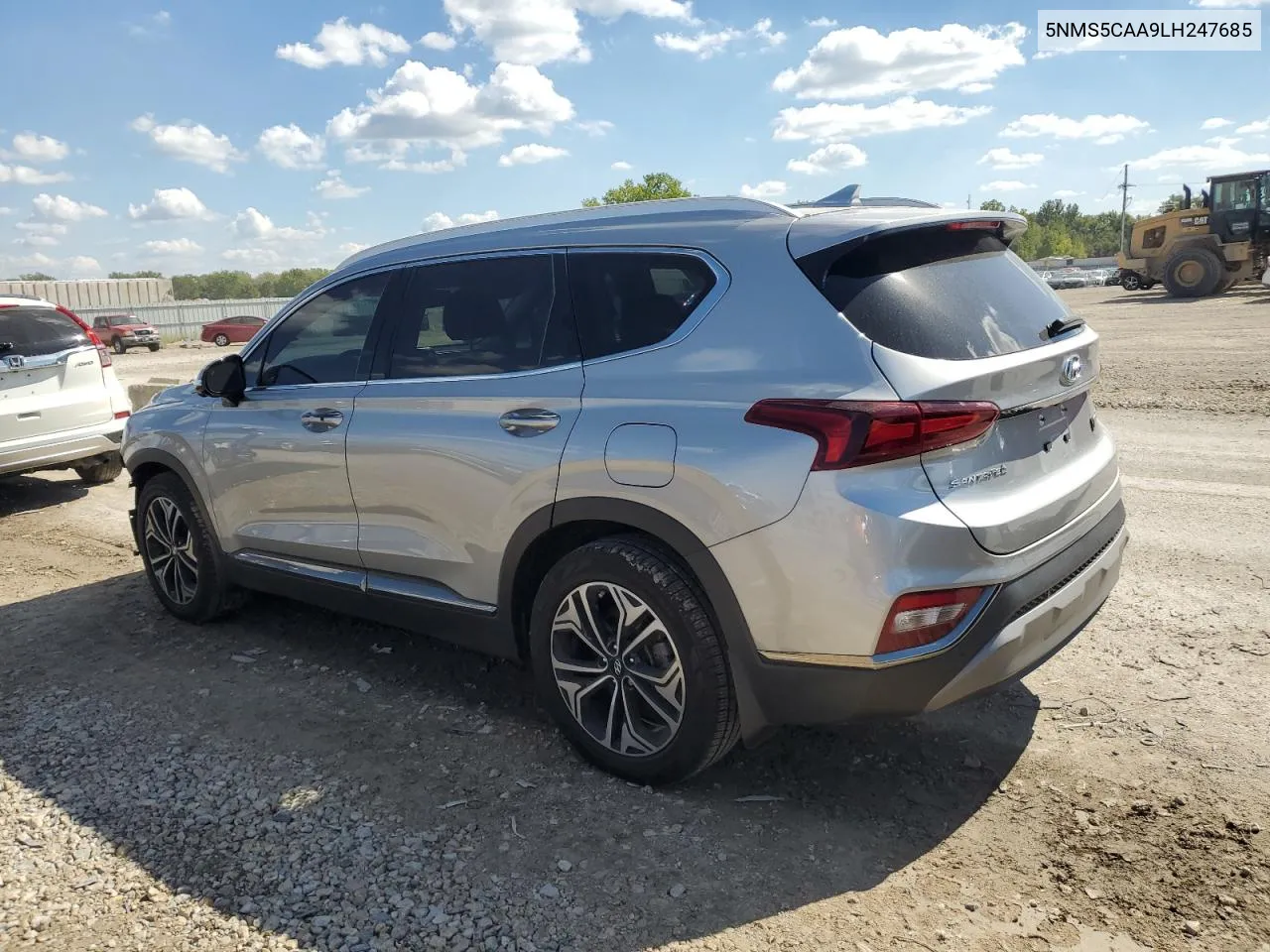 2020 Hyundai Santa Fe Limited VIN: 5NMS5CAA9LH247685 Lot: 72755894