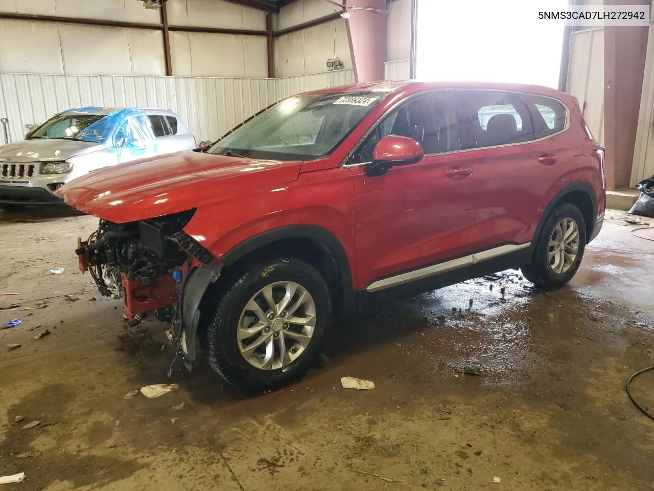 2020 Hyundai Santa Fe Sel VIN: 5NMS3CAD7LH272942 Lot: 72989324