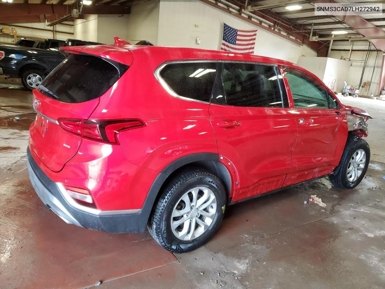 2020 Hyundai Santa Fe Sel VIN: 5NMS3CAD7LH272942 Lot: 72989324