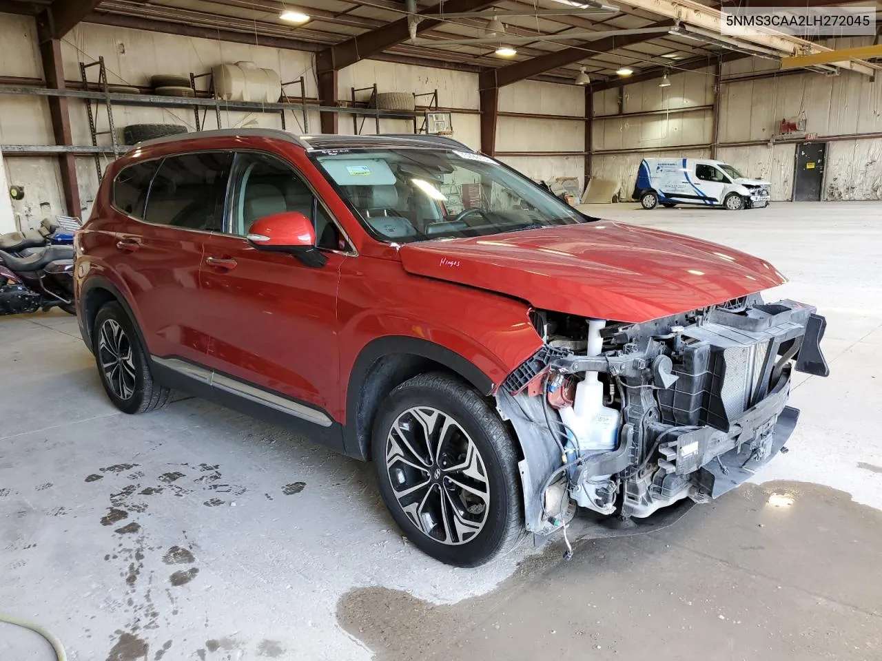 2020 Hyundai Santa Fe Sel VIN: 5NMS3CAA2LH272045 Lot: 73099104