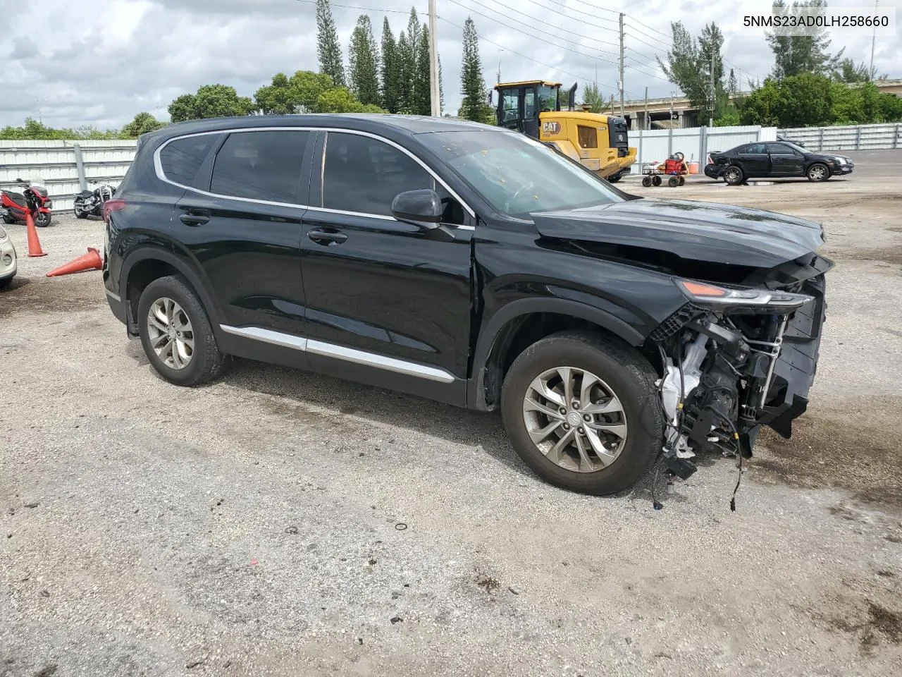 2020 Hyundai Santa Fe Se VIN: 5NMS23AD0LH258660 Lot: 73128944