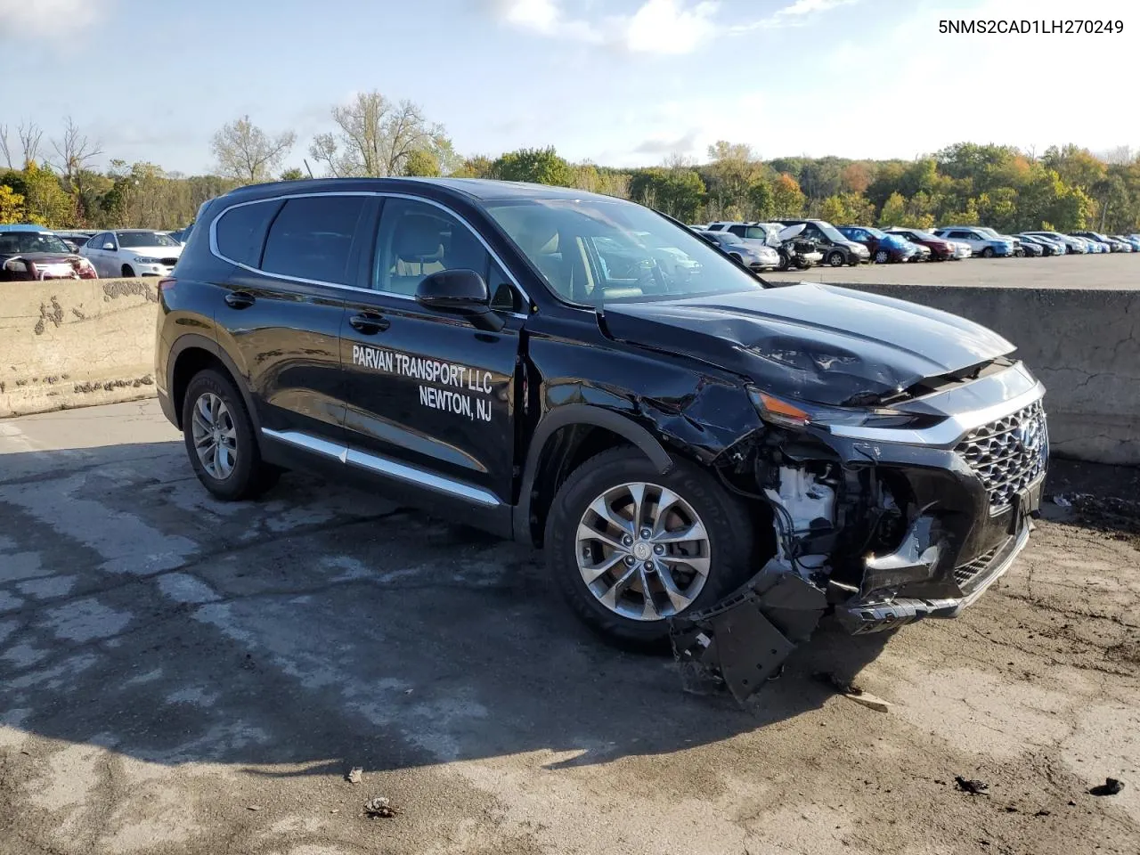 2020 Hyundai Santa Fe Se VIN: 5NMS2CAD1LH270249 Lot: 73286934