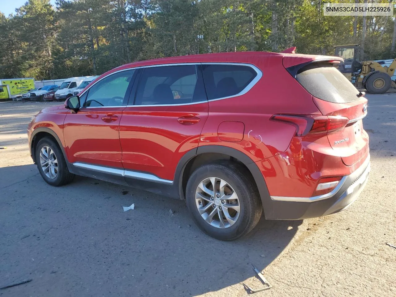 2020 Hyundai Santa Fe Sel VIN: 5NMS3CAD5LH225926 Lot: 73615974