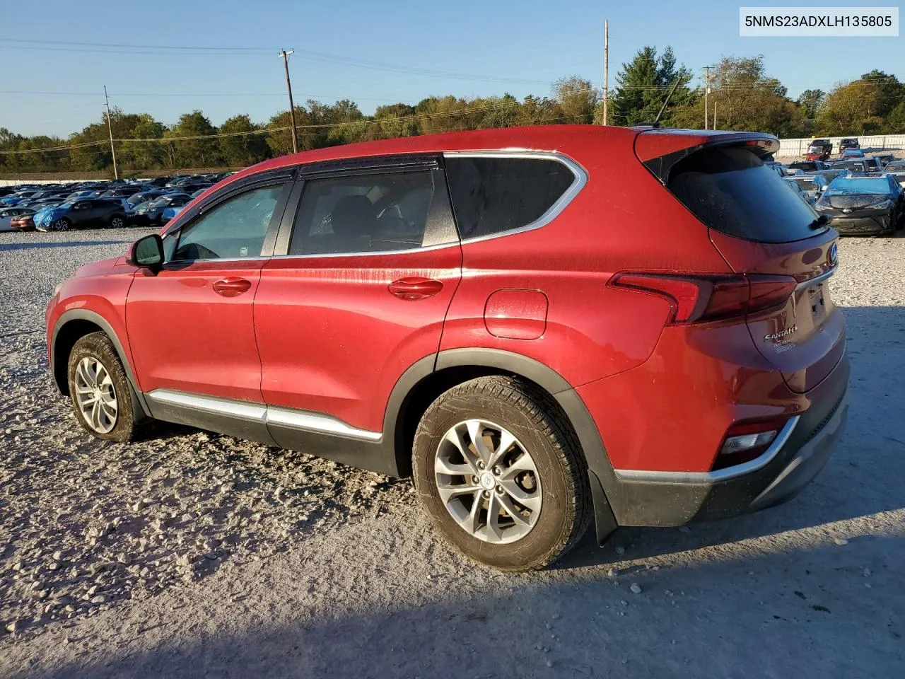 2020 Hyundai Santa Fe Se VIN: 5NMS23ADXLH135805 Lot: 73766624