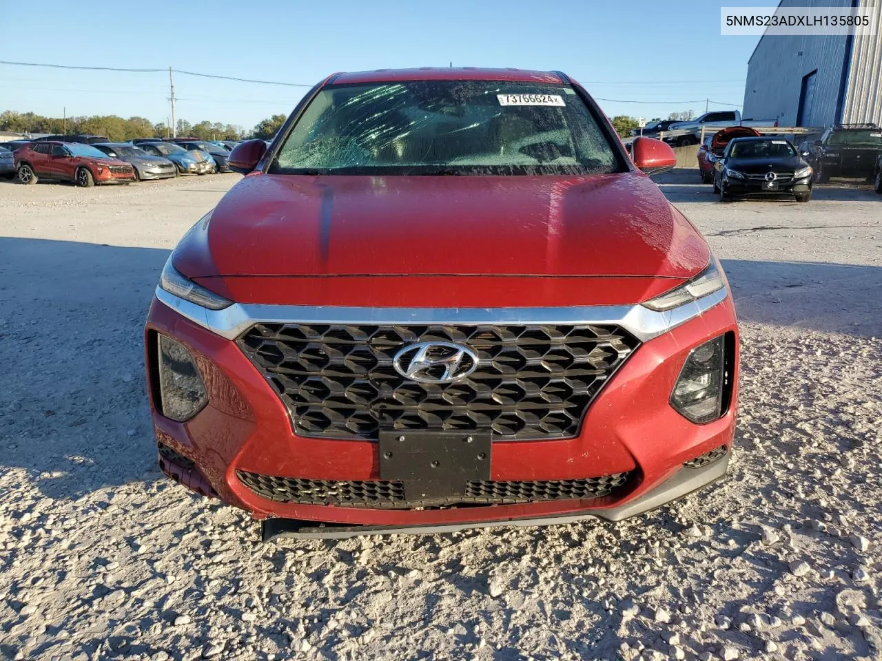 2020 Hyundai Santa Fe Se VIN: 5NMS23ADXLH135805 Lot: 73766624