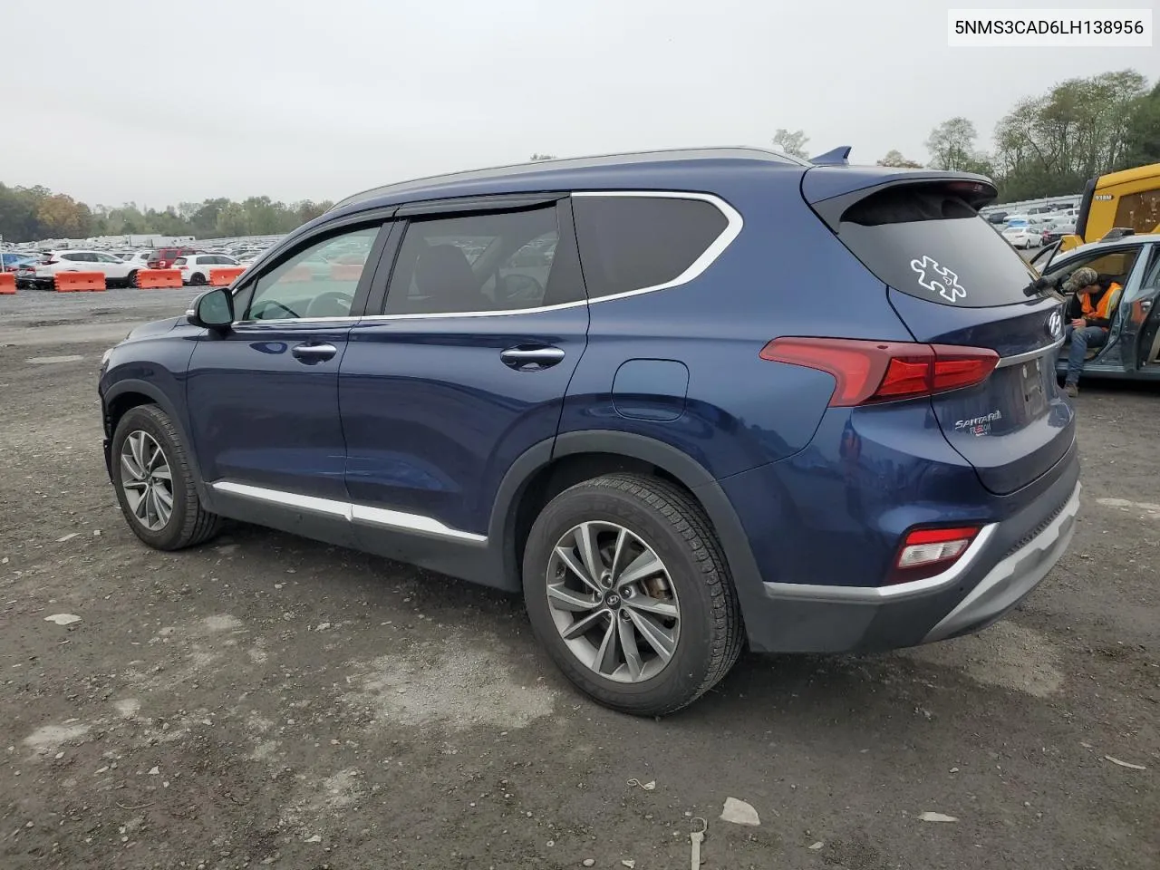 2020 Hyundai Santa Fe Sel VIN: 5NMS3CAD6LH138956 Lot: 73768844