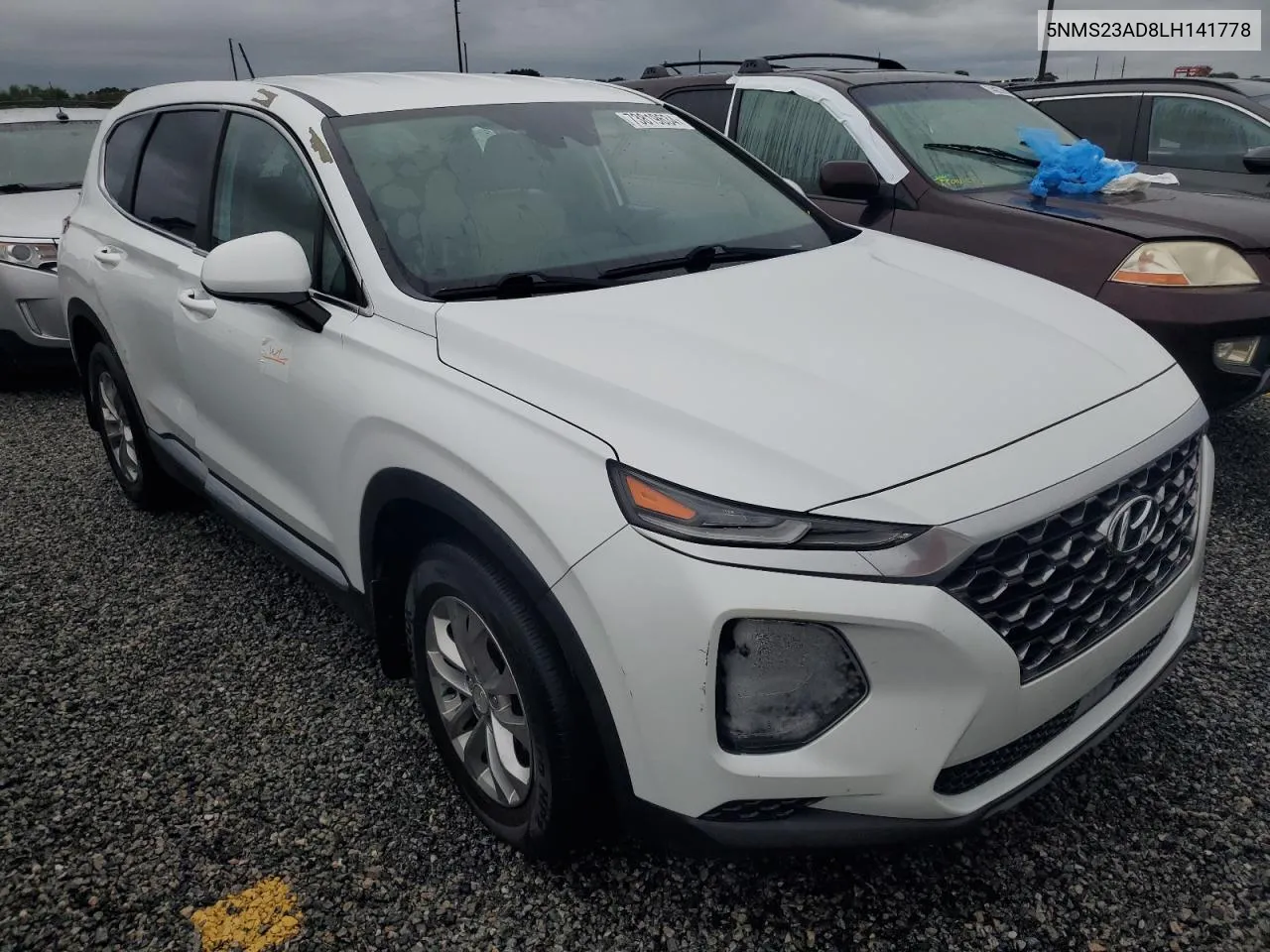 2020 Hyundai Santa Fe Se VIN: 5NMS23AD8LH141778 Lot: 73819634