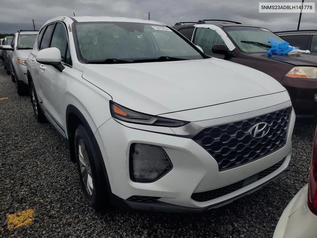 2020 Hyundai Santa Fe Se VIN: 5NMS23AD8LH141778 Lot: 73819634