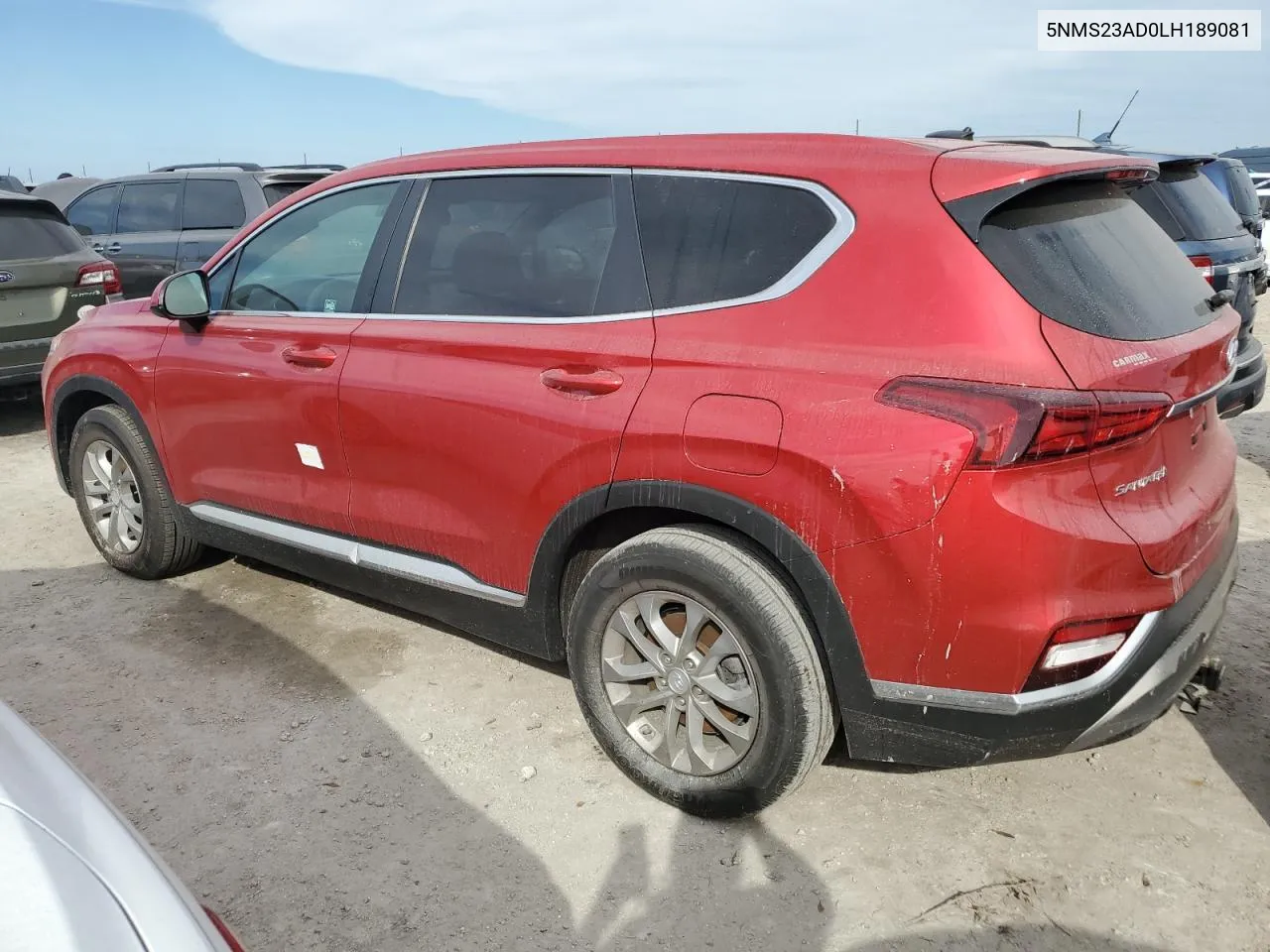 2020 Hyundai Santa Fe Se VIN: 5NMS23AD0LH189081 Lot: 73856944