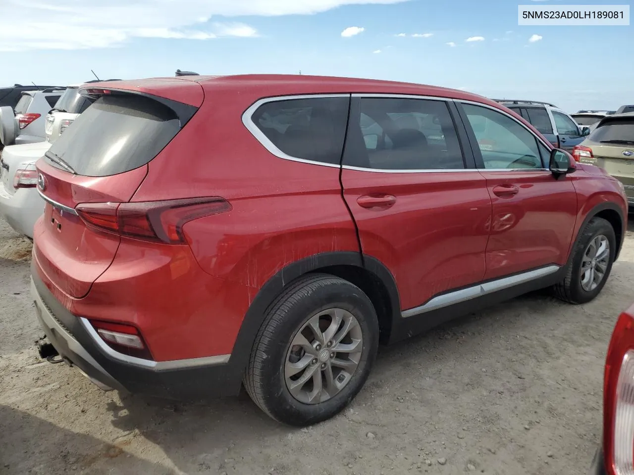 2020 Hyundai Santa Fe Se VIN: 5NMS23AD0LH189081 Lot: 73856944