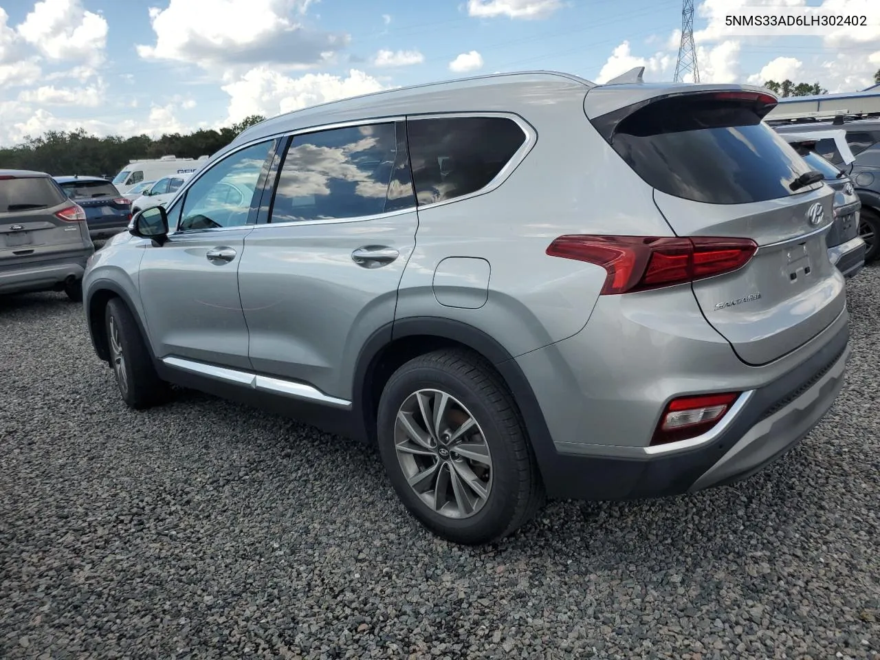 2020 Hyundai Santa Fe Sel VIN: 5NMS33AD6LH302402 Lot: 73868104