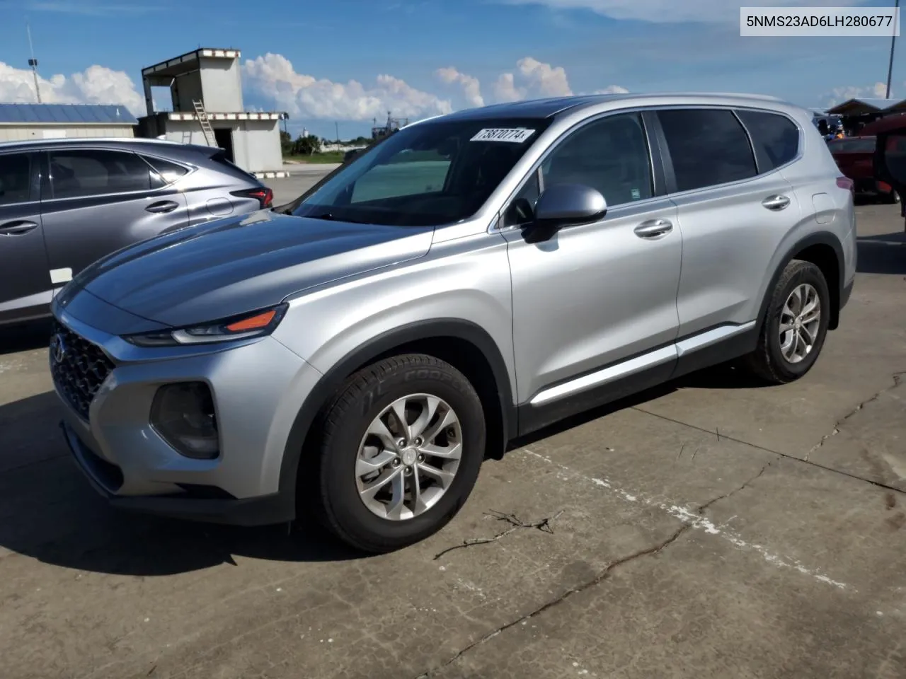 2020 Hyundai Santa Fe Se VIN: 5NMS23AD6LH280677 Lot: 73870774