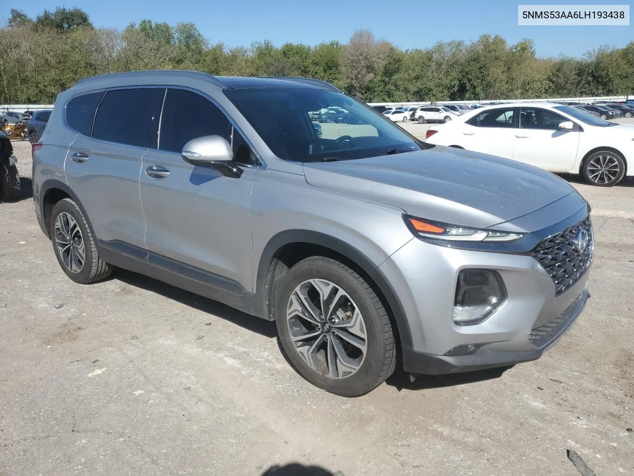 2020 Hyundai Santa Fe Limited VIN: 5NMS53AA6LH193438 Lot: 73874884