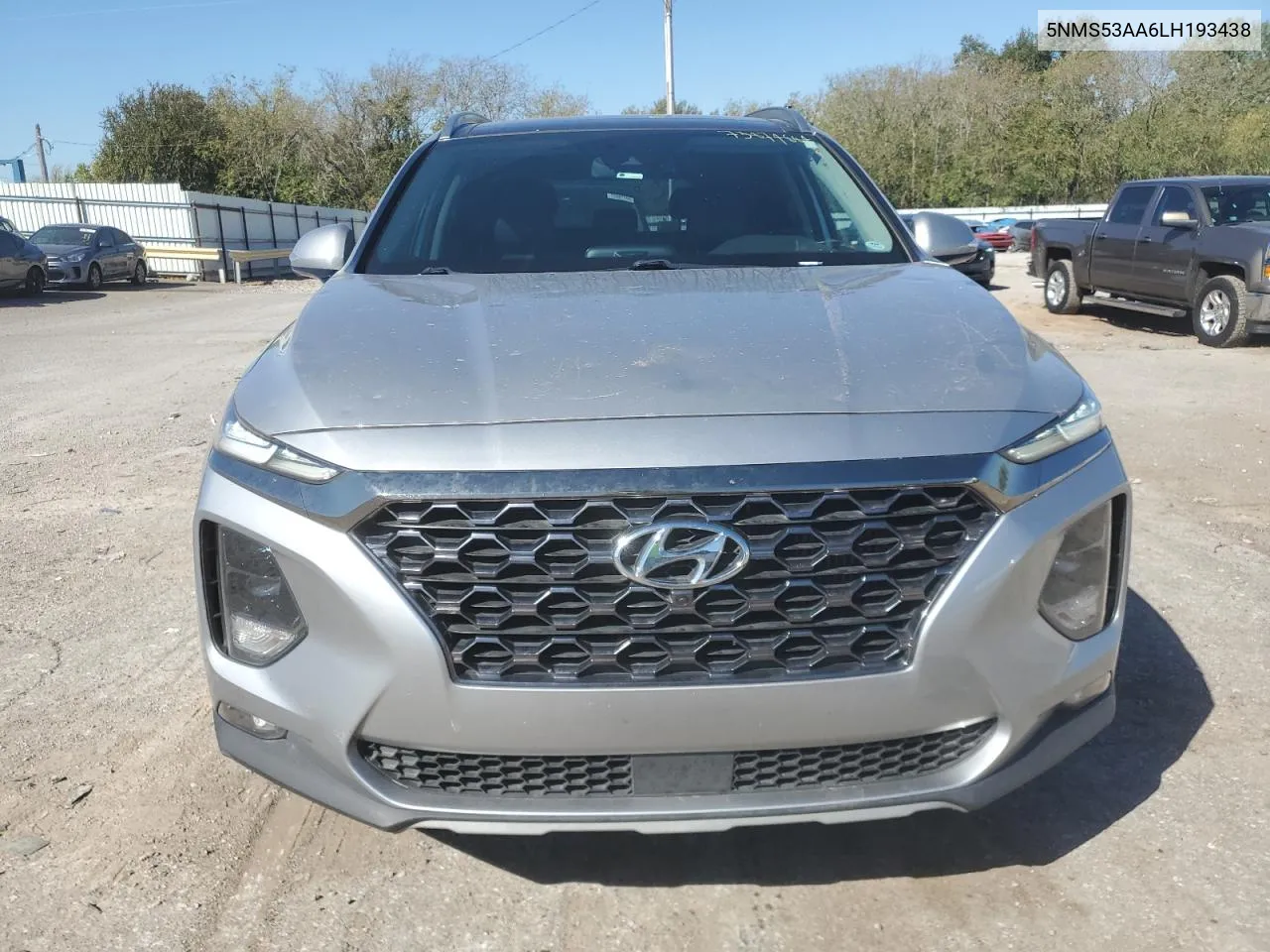 2020 Hyundai Santa Fe Limited VIN: 5NMS53AA6LH193438 Lot: 73874884