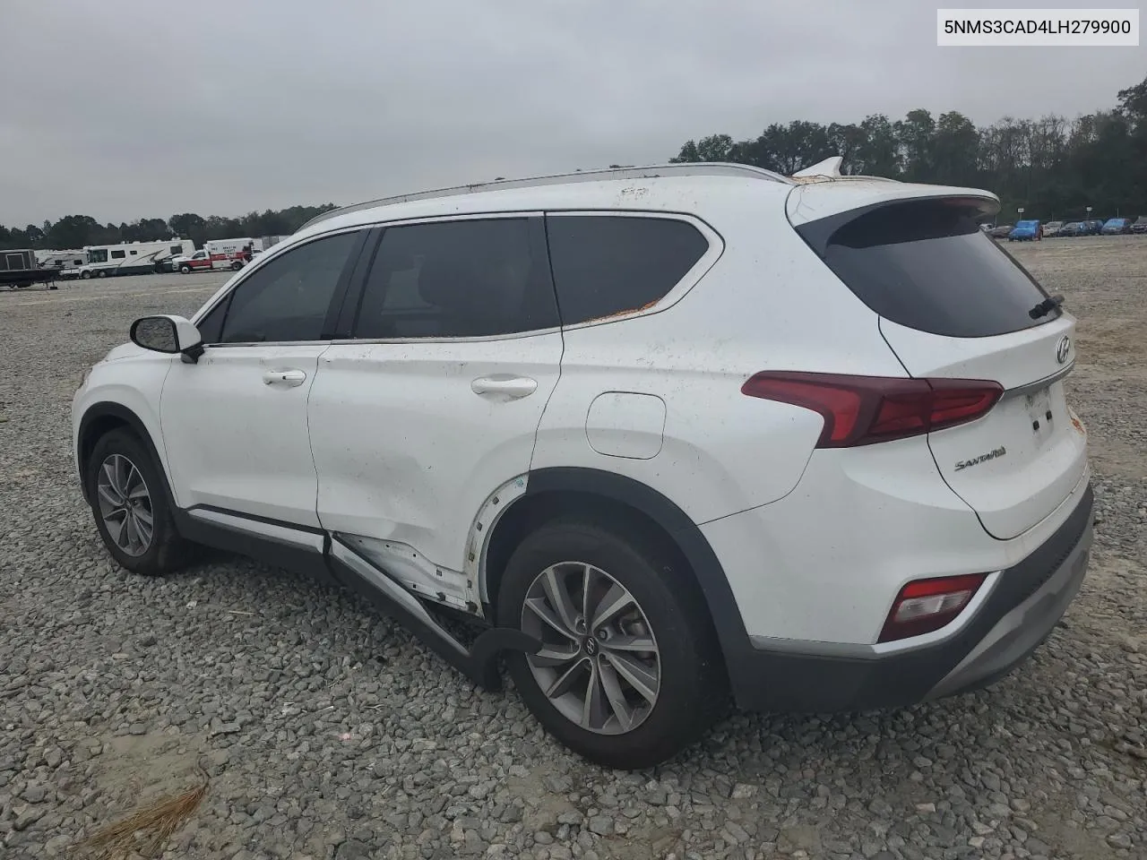 2020 Hyundai Santa Fe Sel VIN: 5NMS3CAD4LH279900 Lot: 73890524