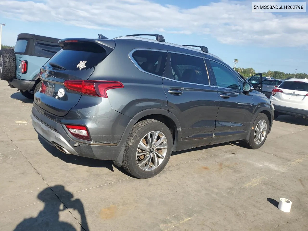 2020 Hyundai Santa Fe Limited VIN: 5NMS53AD6LH262798 Lot: 73956824