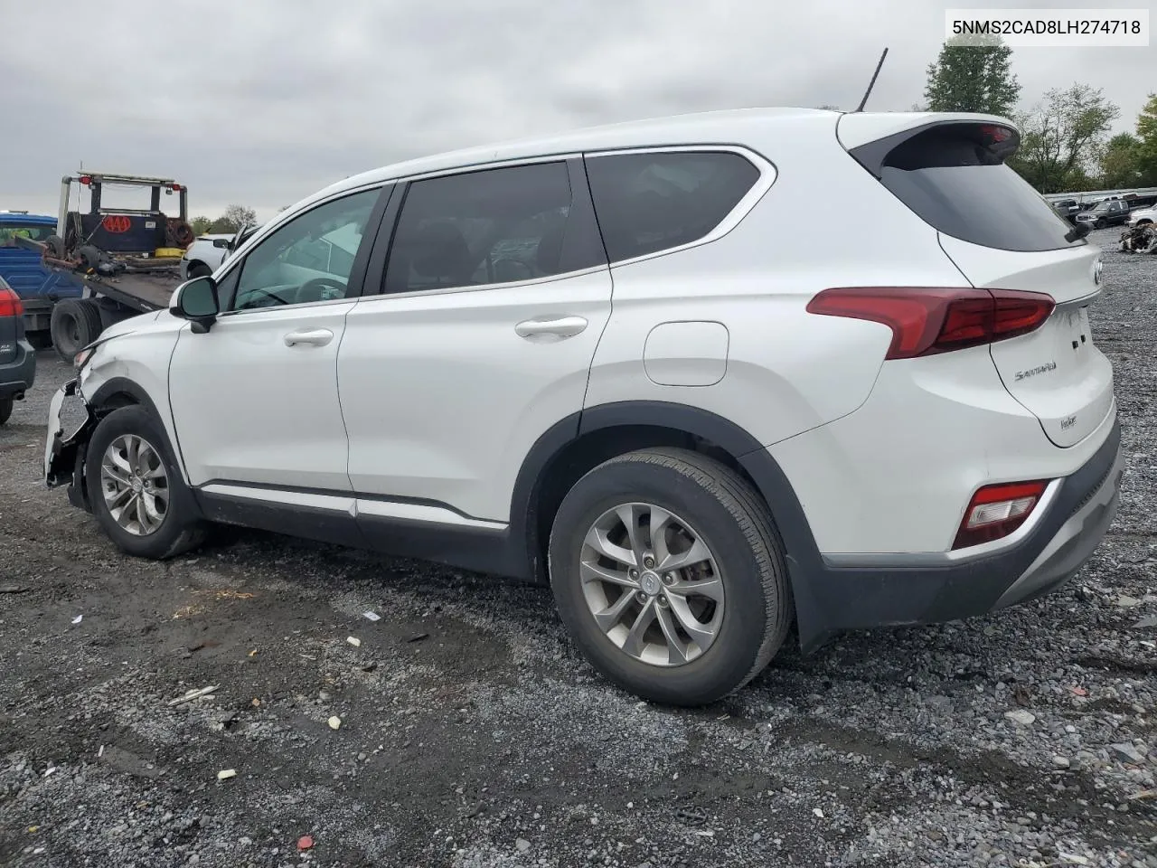 2020 Hyundai Santa Fe Se VIN: 5NMS2CAD8LH274718 Lot: 74187244