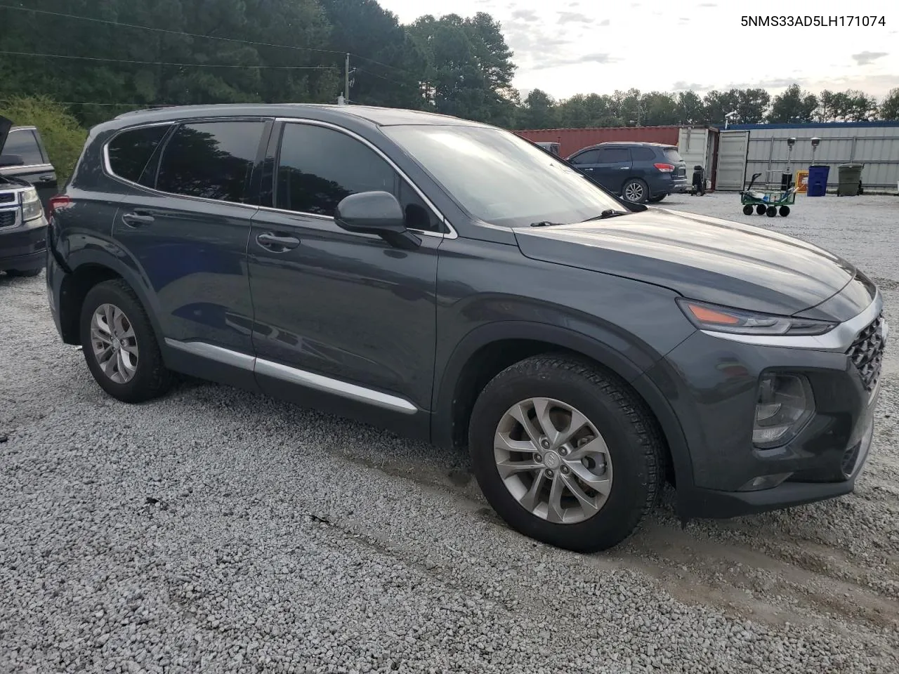 2020 Hyundai Santa Fe Sel VIN: 5NMS33AD5LH171074 Lot: 74266604