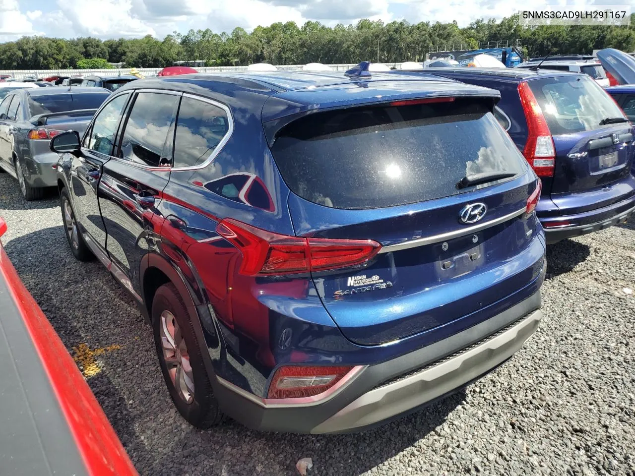 5NMS3CAD9LH291167 2020 Hyundai Santa Fe Sel