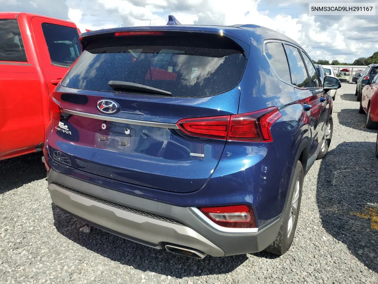 5NMS3CAD9LH291167 2020 Hyundai Santa Fe Sel