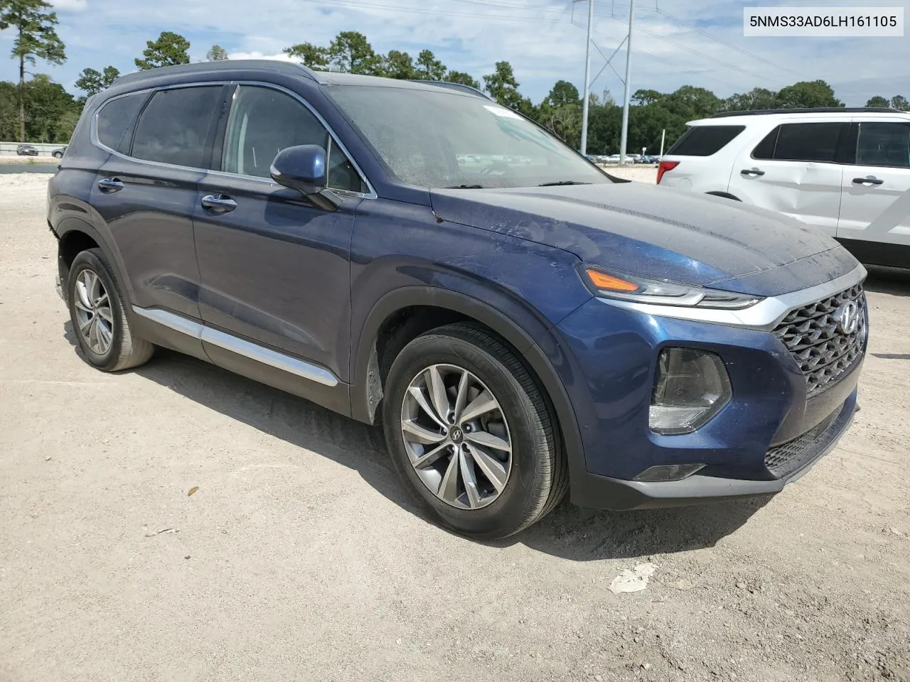 2020 Hyundai Santa Fe Sel VIN: 5NMS33AD6LH161105 Lot: 74299214