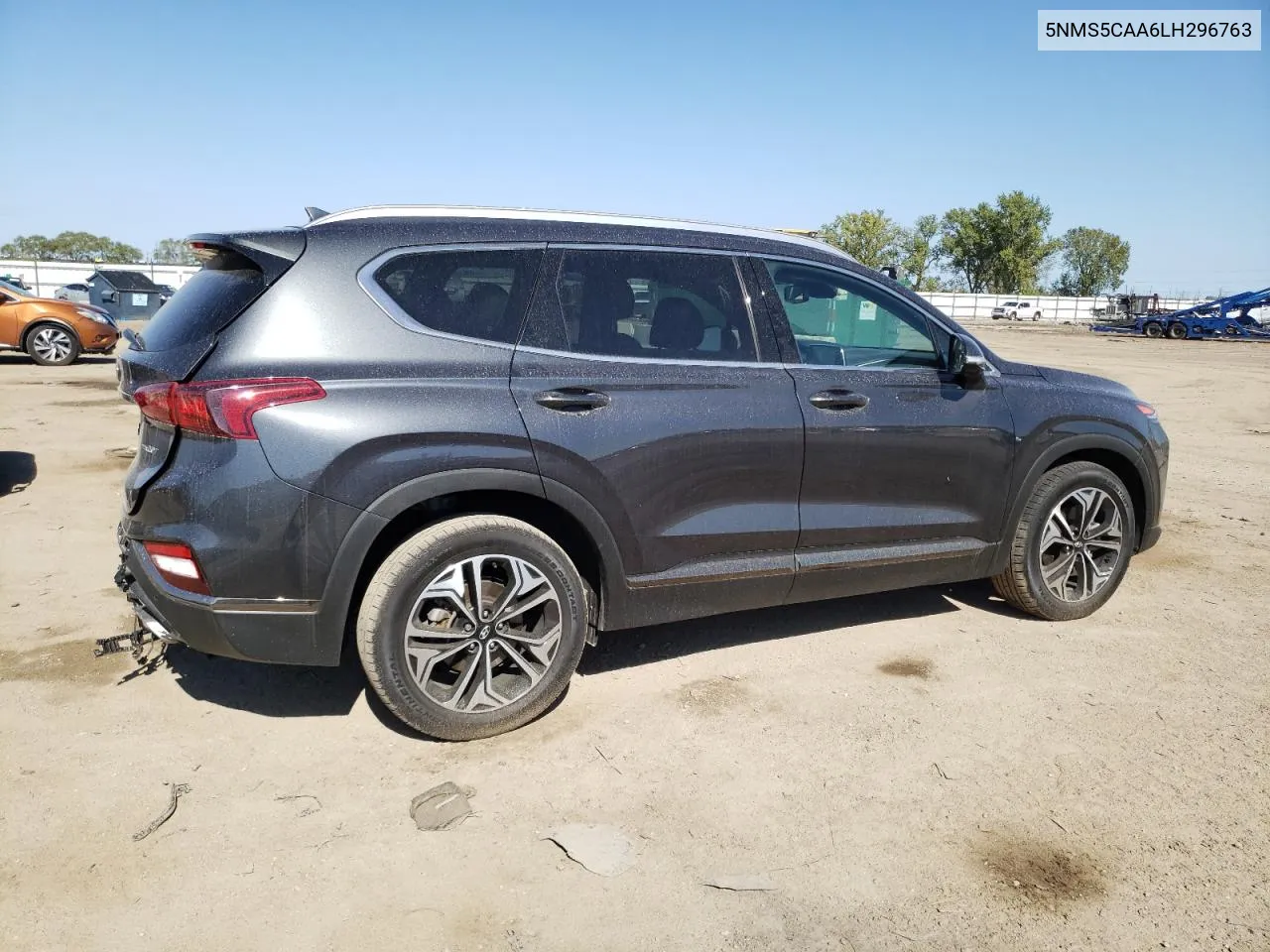 2020 Hyundai Santa Fe Limited VIN: 5NMS5CAA6LH296763 Lot: 74369324