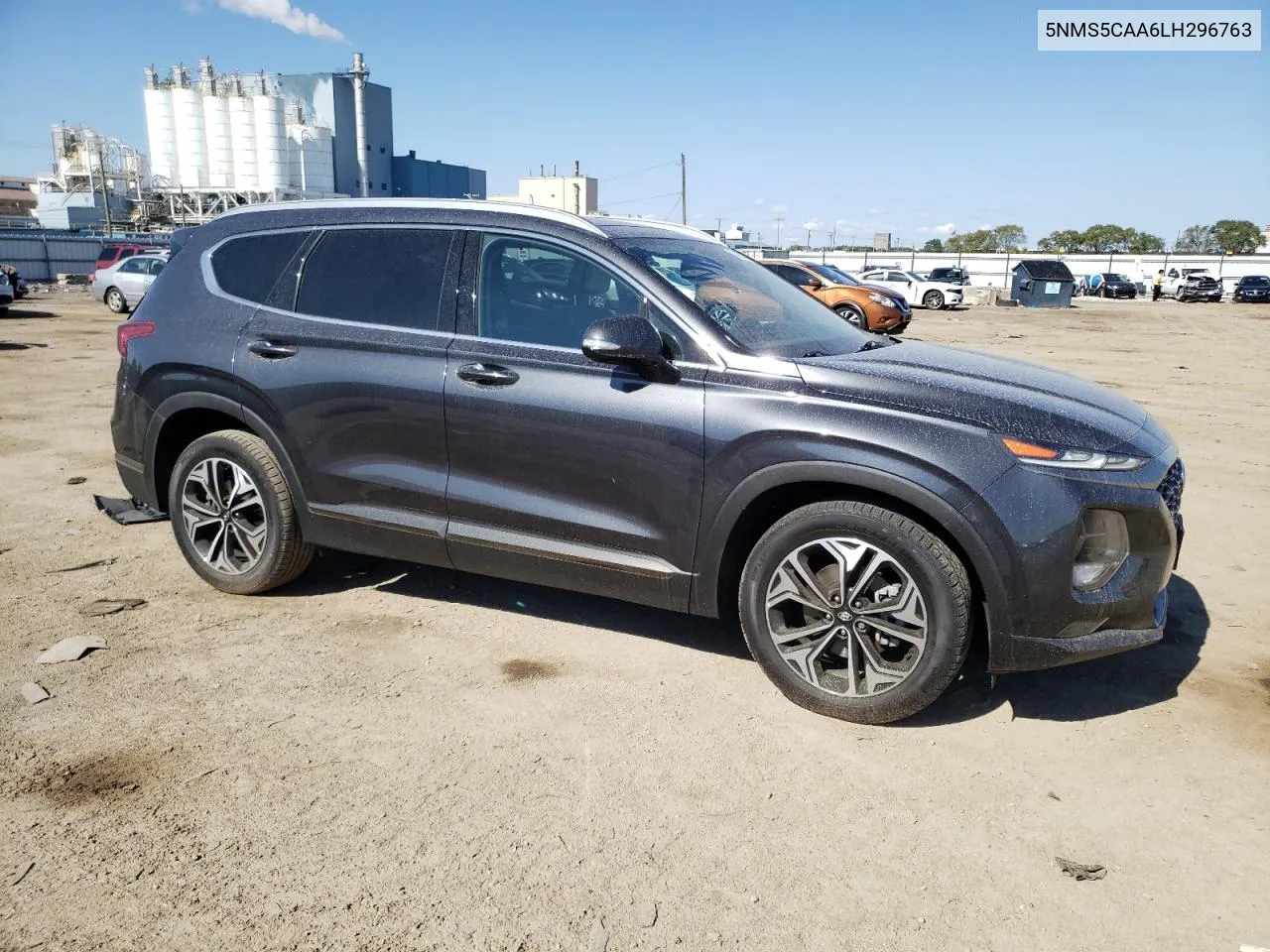 2020 Hyundai Santa Fe Limited VIN: 5NMS5CAA6LH296763 Lot: 74369324