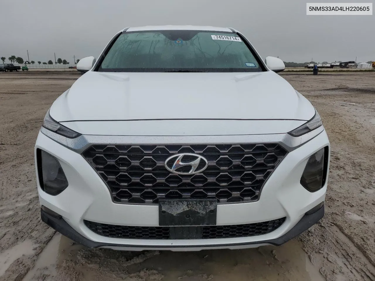 2020 Hyundai Santa Fe Sel VIN: 5NMS33AD4LH220605 Lot: 74516714