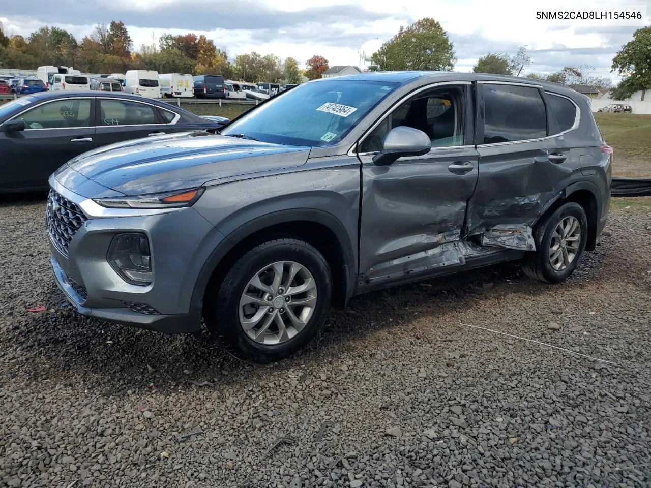 2020 Hyundai Santa Fe Se VIN: 5NMS2CAD8LH154546 Lot: 74742964