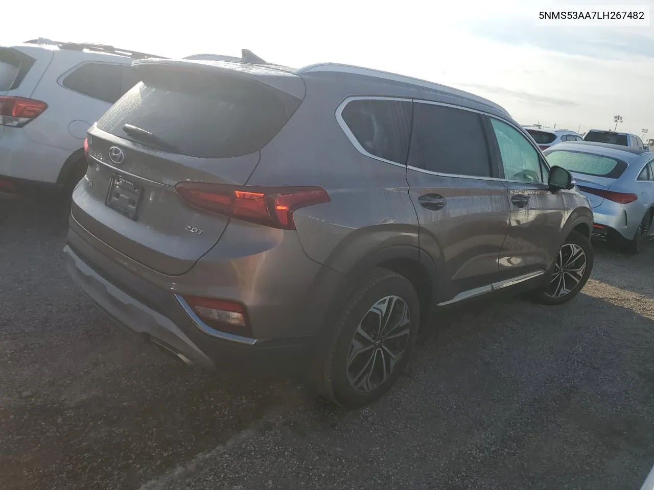 2020 Hyundai Santa Fe Limited VIN: 5NMS53AA7LH267482 Lot: 74801684