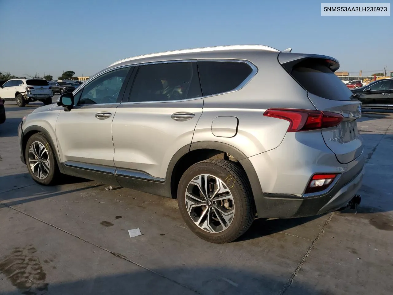 2020 Hyundai Santa Fe Limited VIN: 5NMS53AA3LH236973 Lot: 74837854