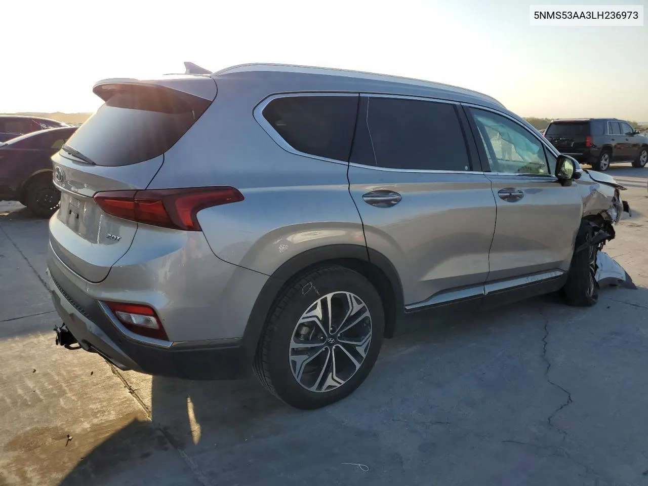 2020 Hyundai Santa Fe Limited VIN: 5NMS53AA3LH236973 Lot: 74837854