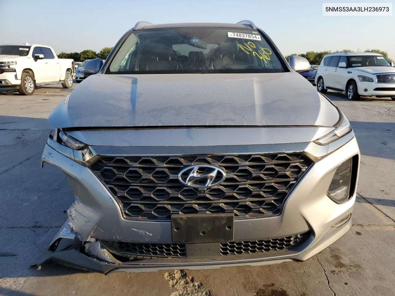 5NMS53AA3LH236973 2020 Hyundai Santa Fe Limited