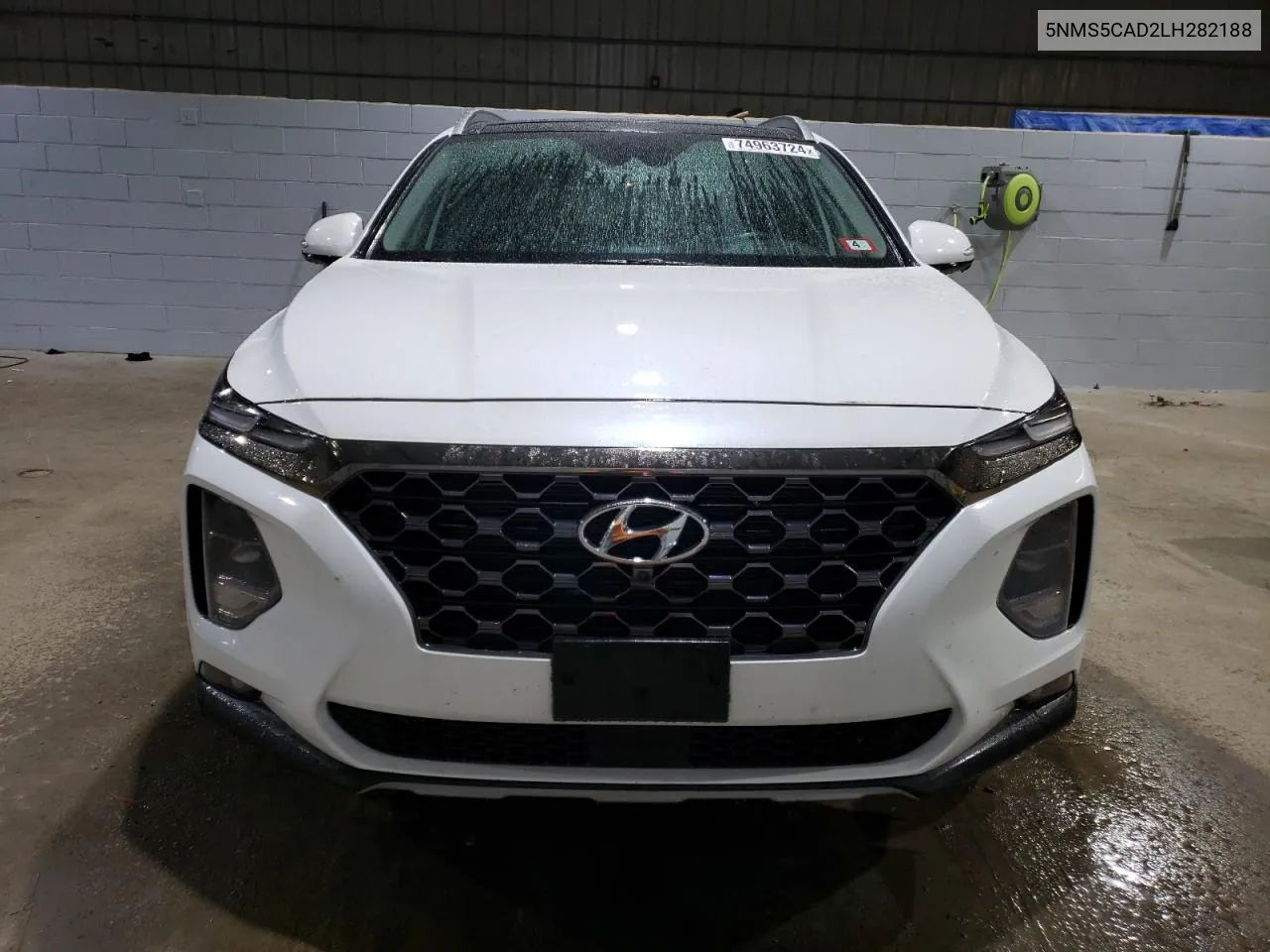 2020 Hyundai Santa Fe Limited VIN: 5NMS5CAD2LH282188 Lot: 74963724