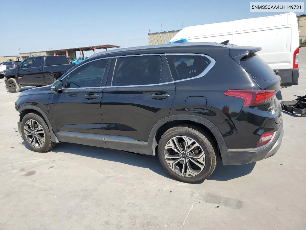 2020 Hyundai Santa Fe Limited VIN: 5NMS5CAA4LH149731 Lot: 75002934