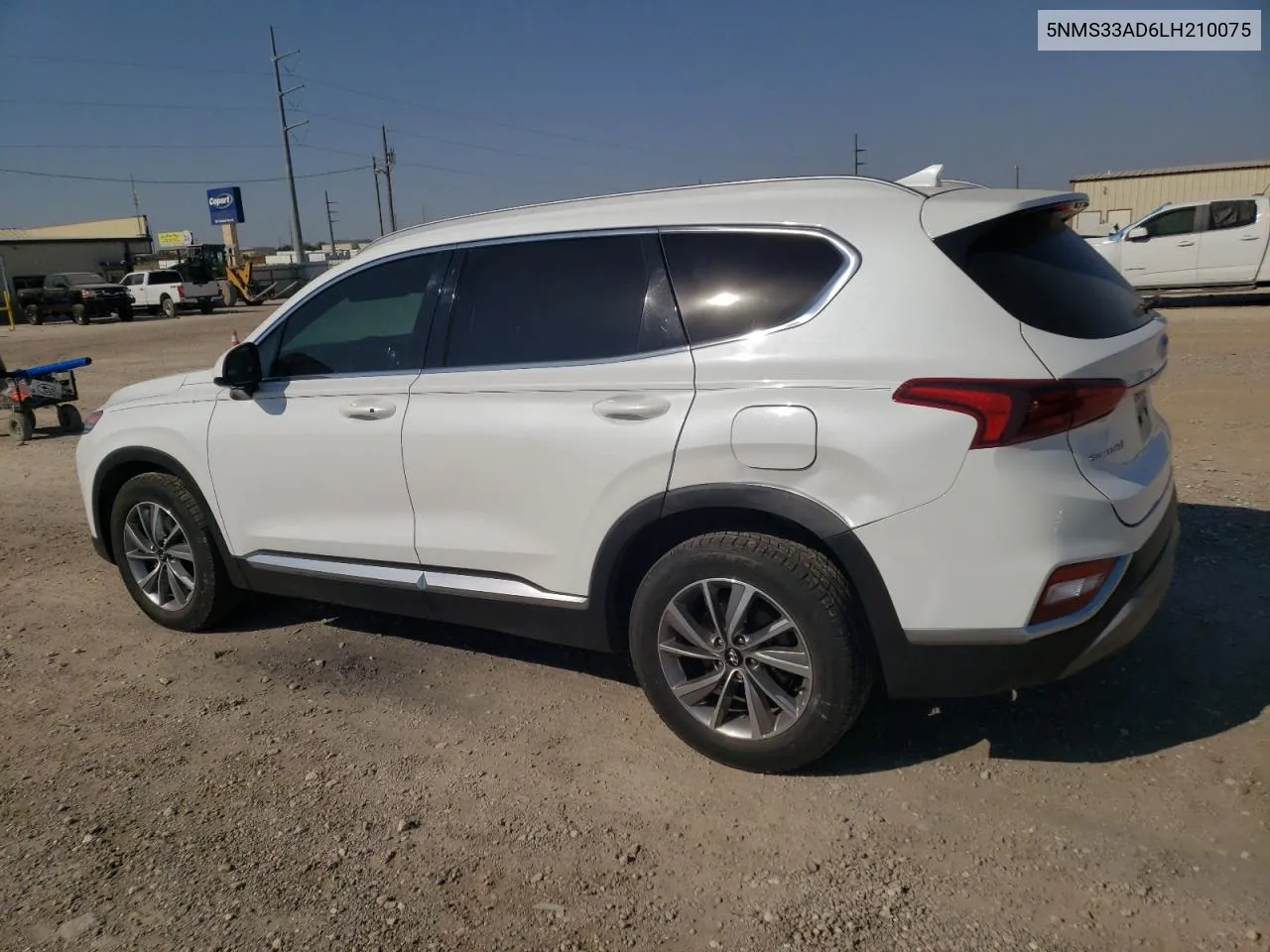 2020 Hyundai Santa Fe Sel VIN: 5NMS33AD6LH210075 Lot: 75054664