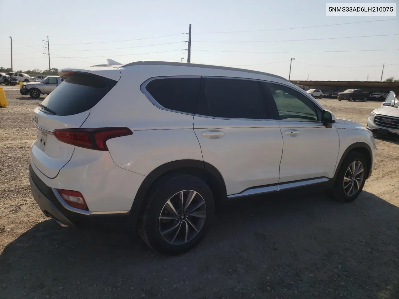 2020 Hyundai Santa Fe Sel VIN: 5NMS33AD6LH210075 Lot: 75054664