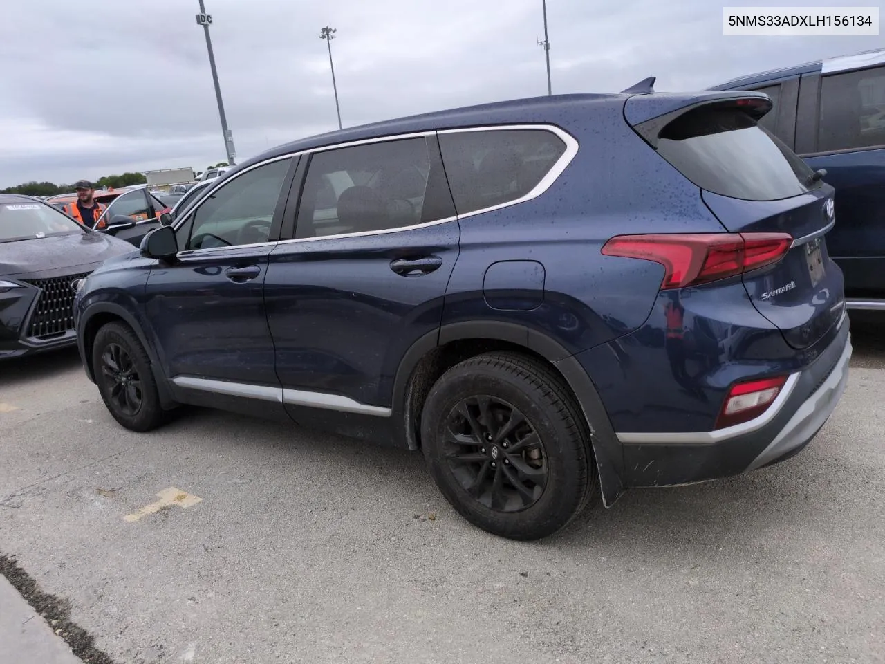 2020 Hyundai Santa Fe Sel VIN: 5NMS33ADXLH156134 Lot: 75132294