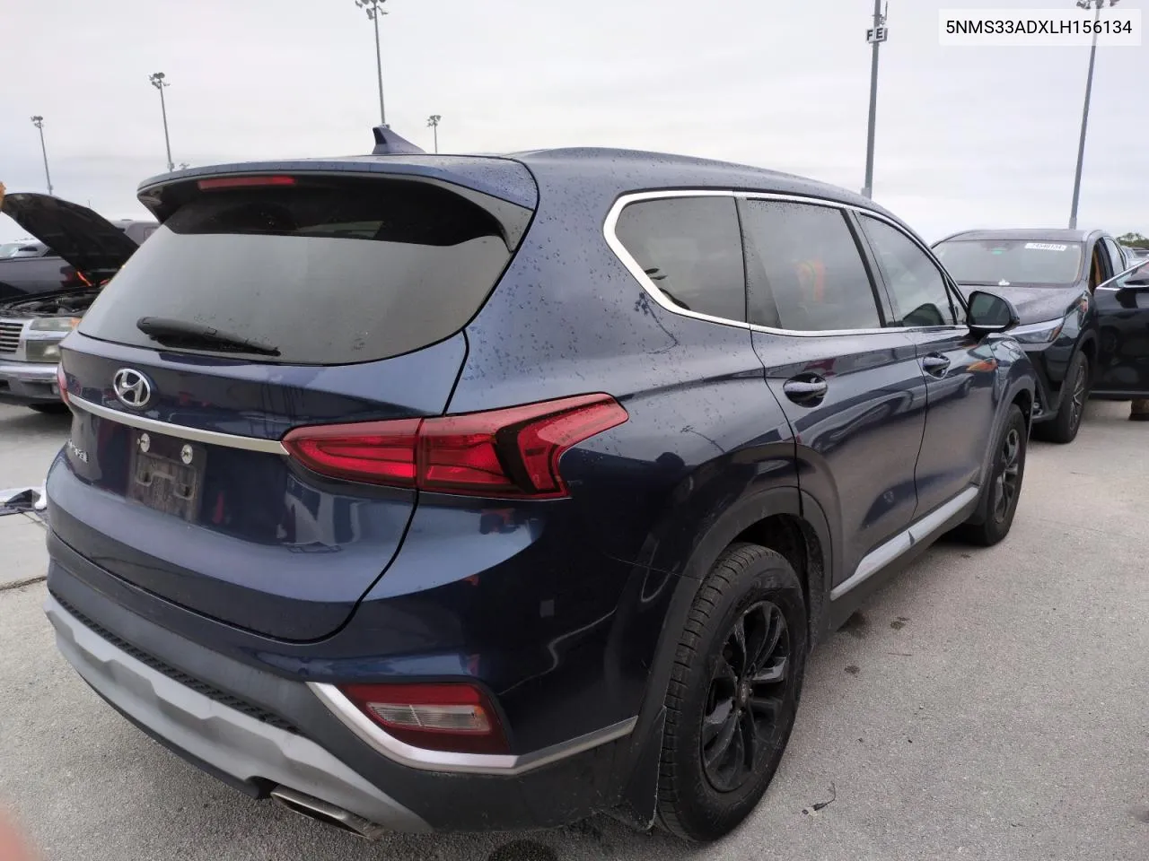 2020 Hyundai Santa Fe Sel VIN: 5NMS33ADXLH156134 Lot: 75132294