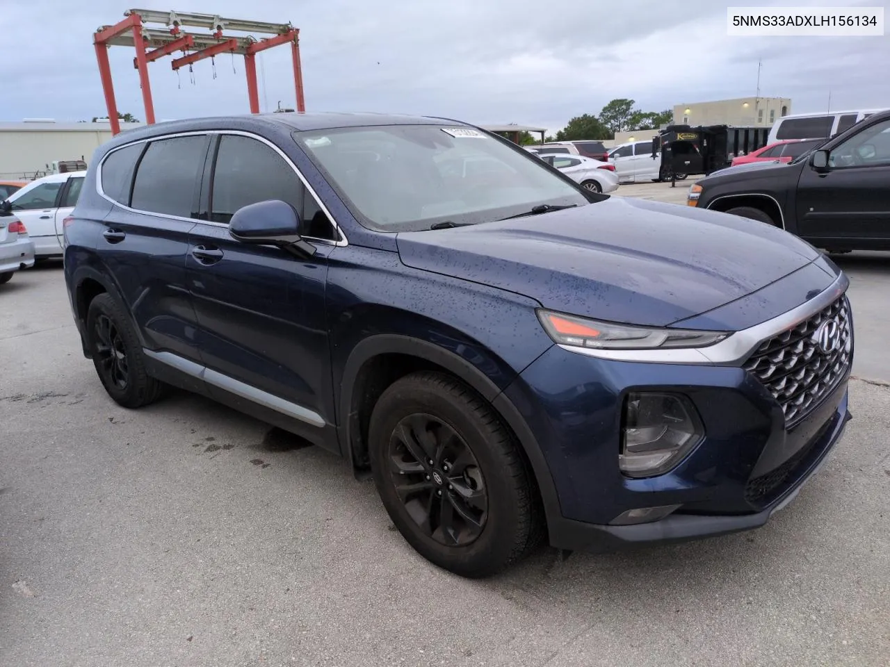 2020 Hyundai Santa Fe Sel VIN: 5NMS33ADXLH156134 Lot: 75132294