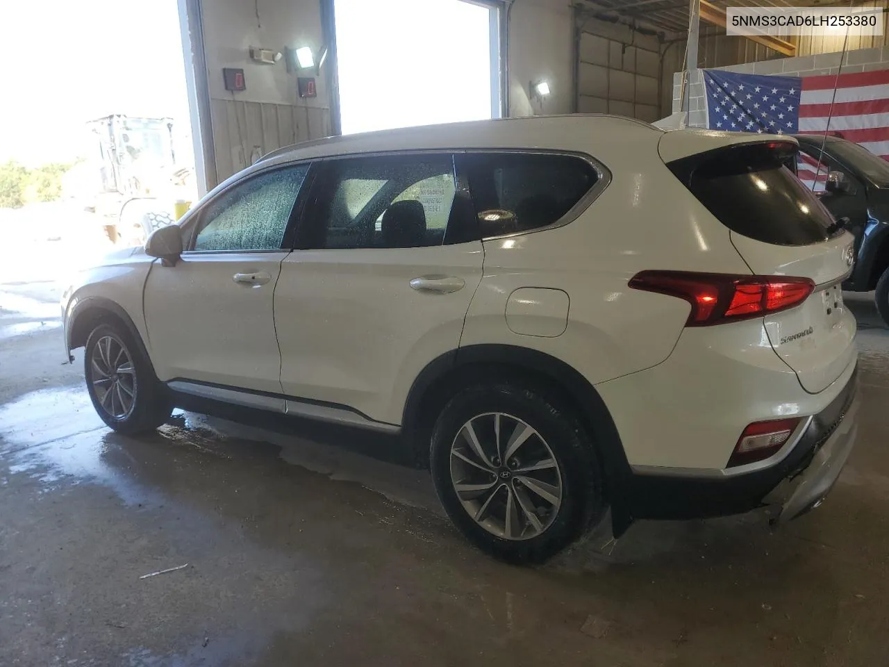 2020 Hyundai Santa Fe Sel VIN: 5NMS3CAD6LH253380 Lot: 75171654