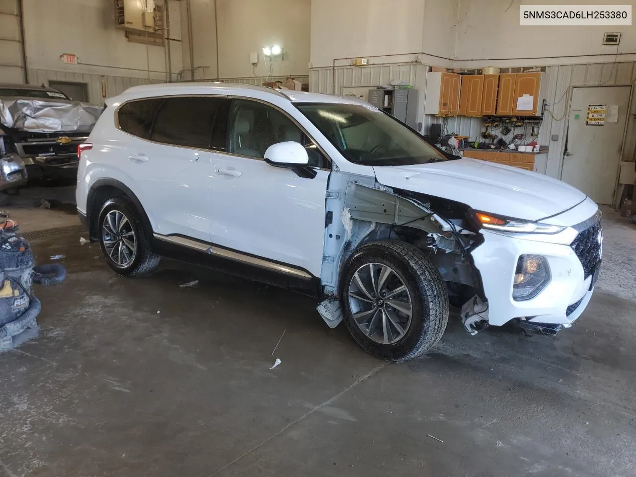 2020 Hyundai Santa Fe Sel VIN: 5NMS3CAD6LH253380 Lot: 75171654